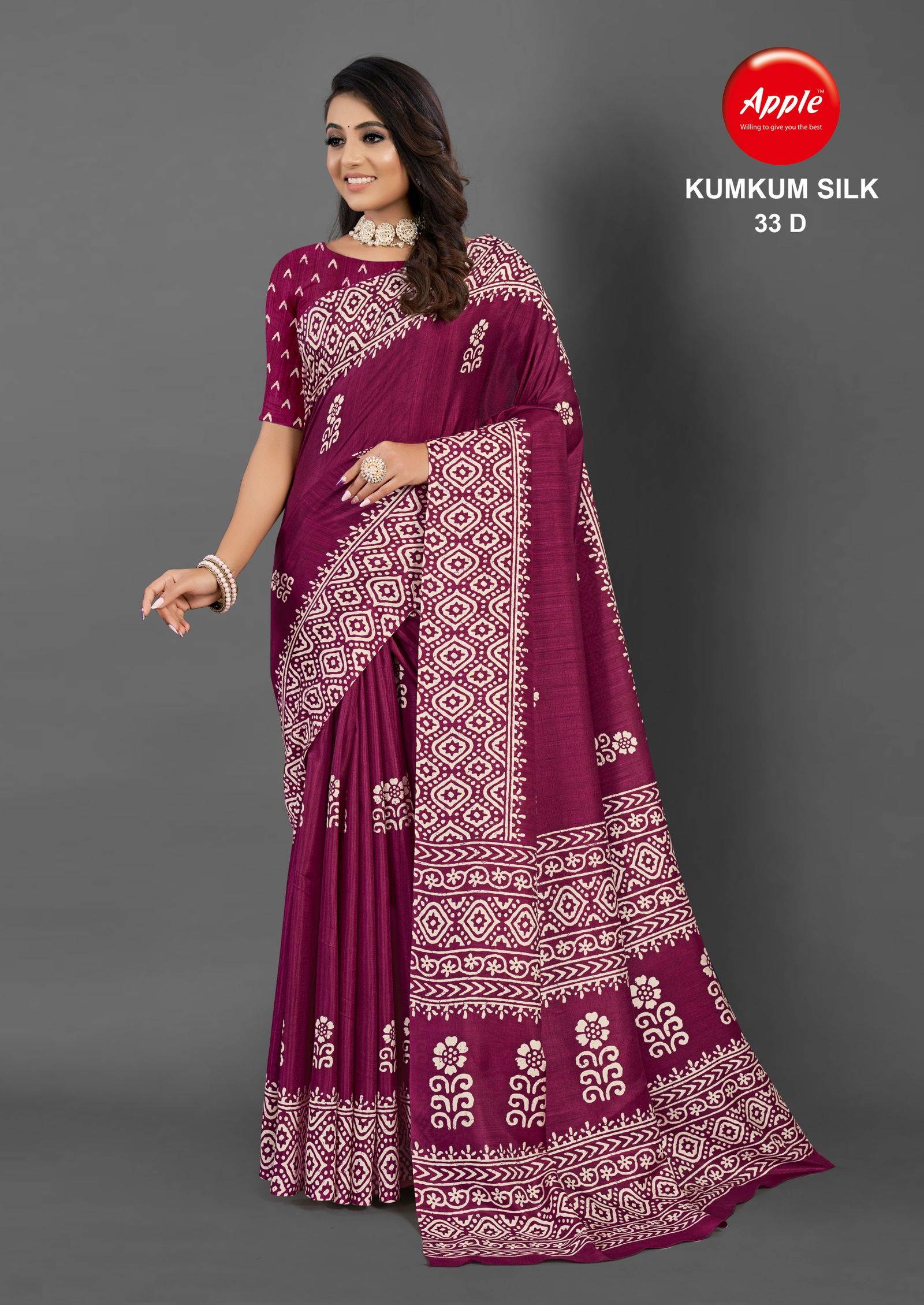 Kumkum 33 By Apple Daily Wear Cotton Printed Sarees Wholesale Price In Surat
